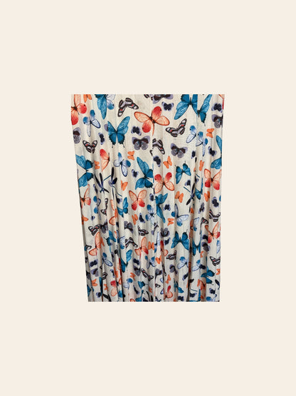 Orly Paris Butterfly Pleated Skirt