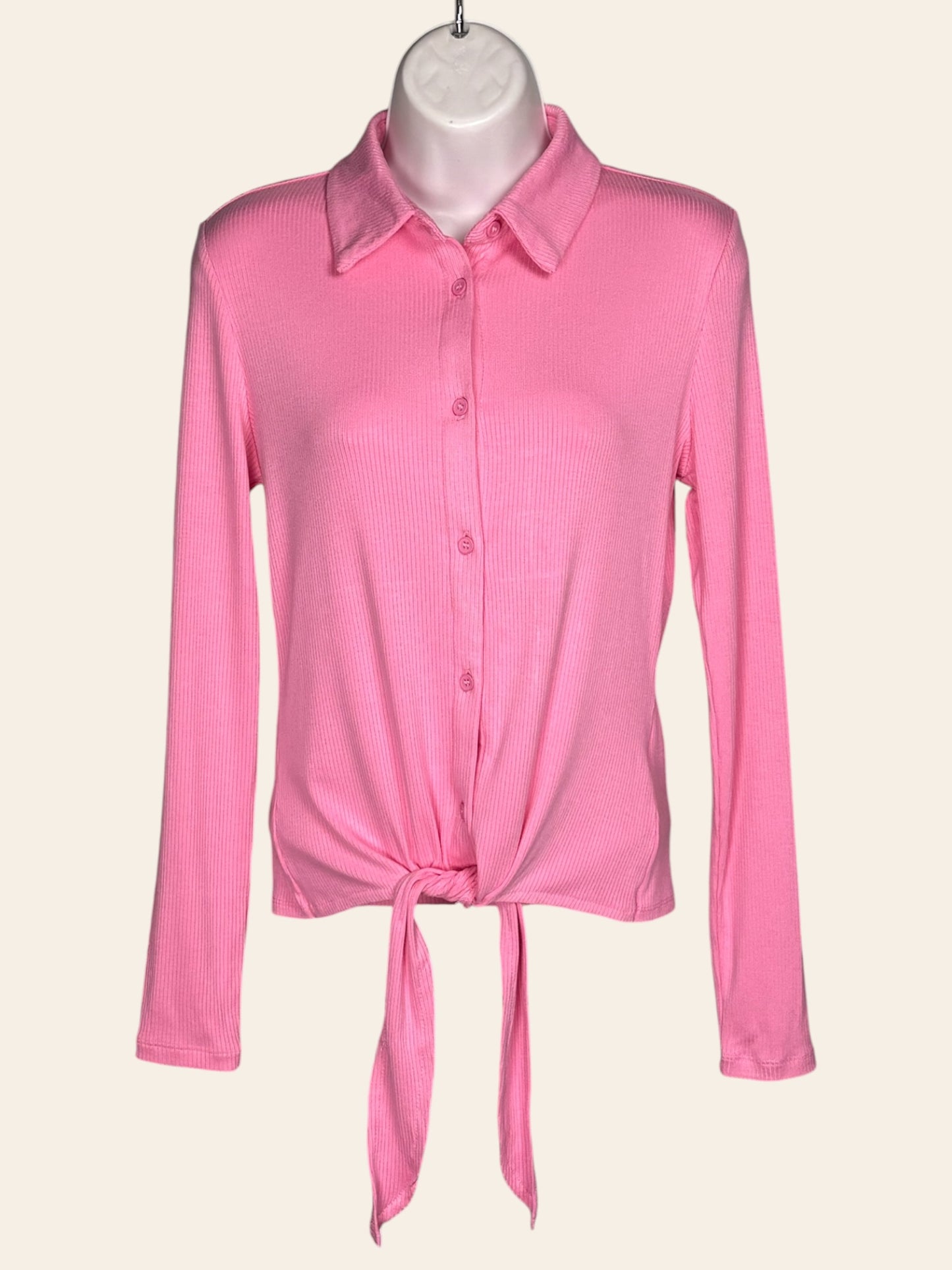 Udel NY Ribbed Collar Top