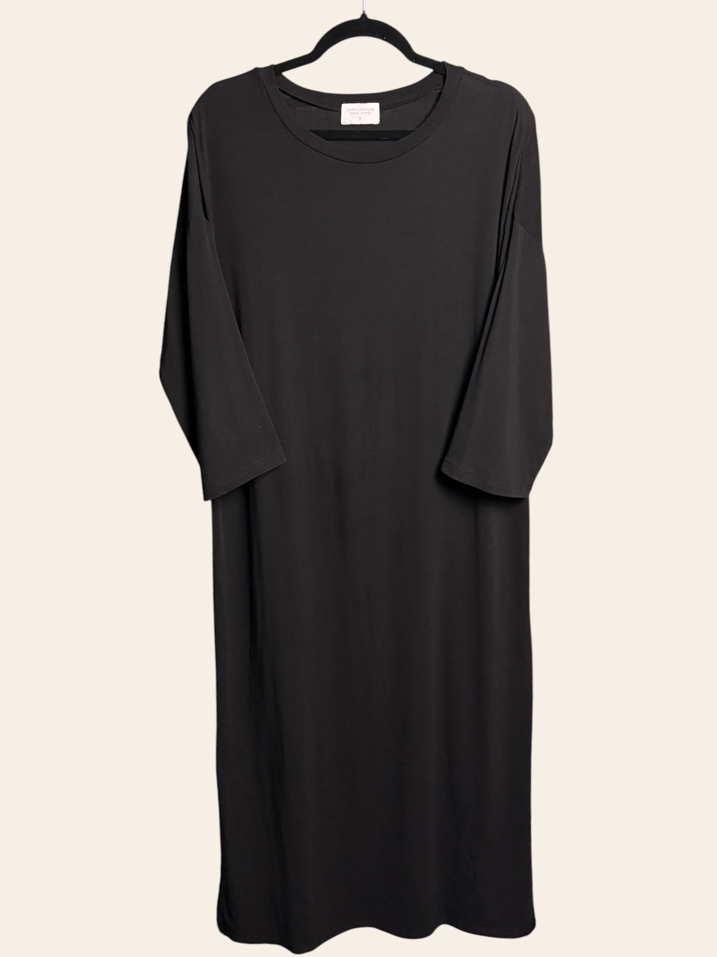 Recollection Black T-Shirt Dress