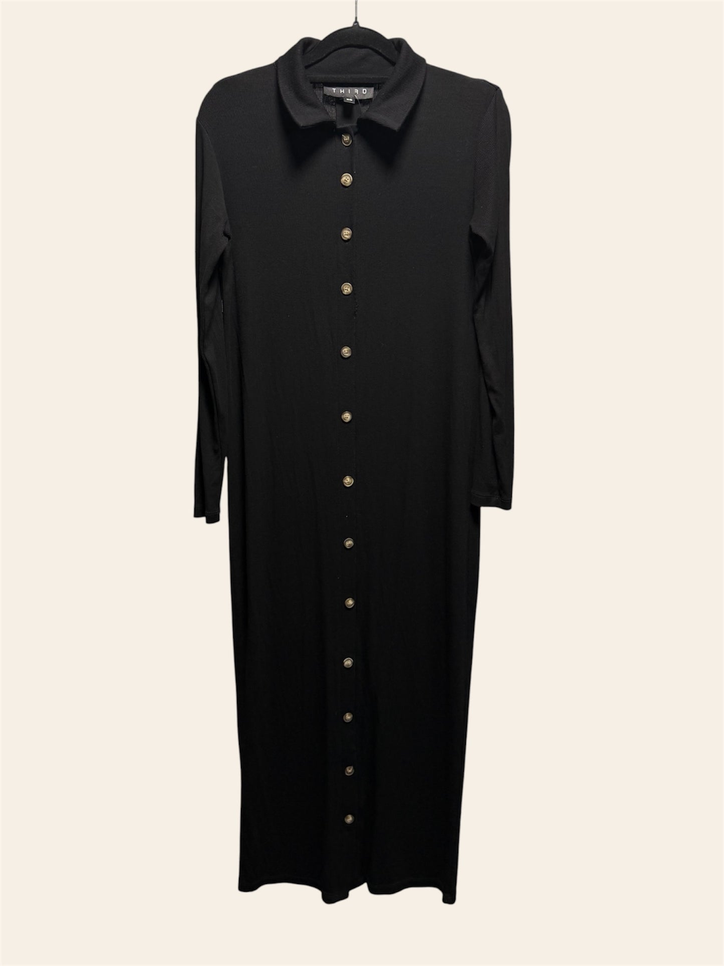 Third Button Down Ribbed Dress