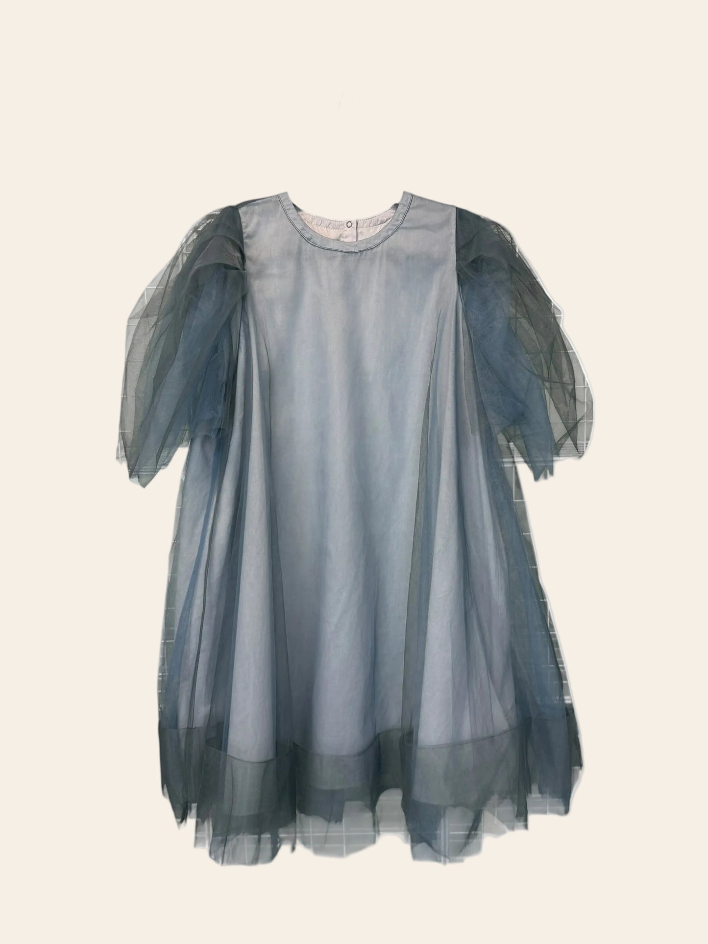 JNBY By Blue Tulle Flare Dress