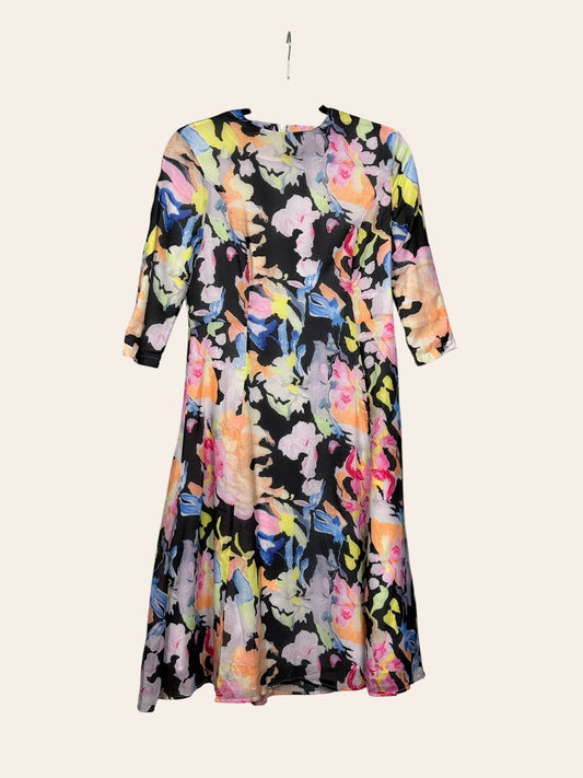 Daniella Faye black Floral Dress