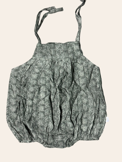 Green Baby Romper
