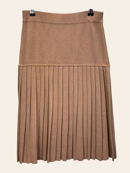 Langdon Pleated Sweater Skirt