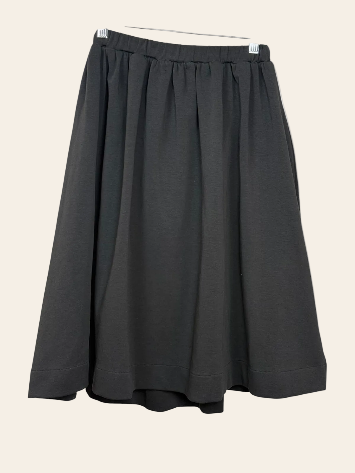 Hello Yellow Black Sweatshirt Skirt