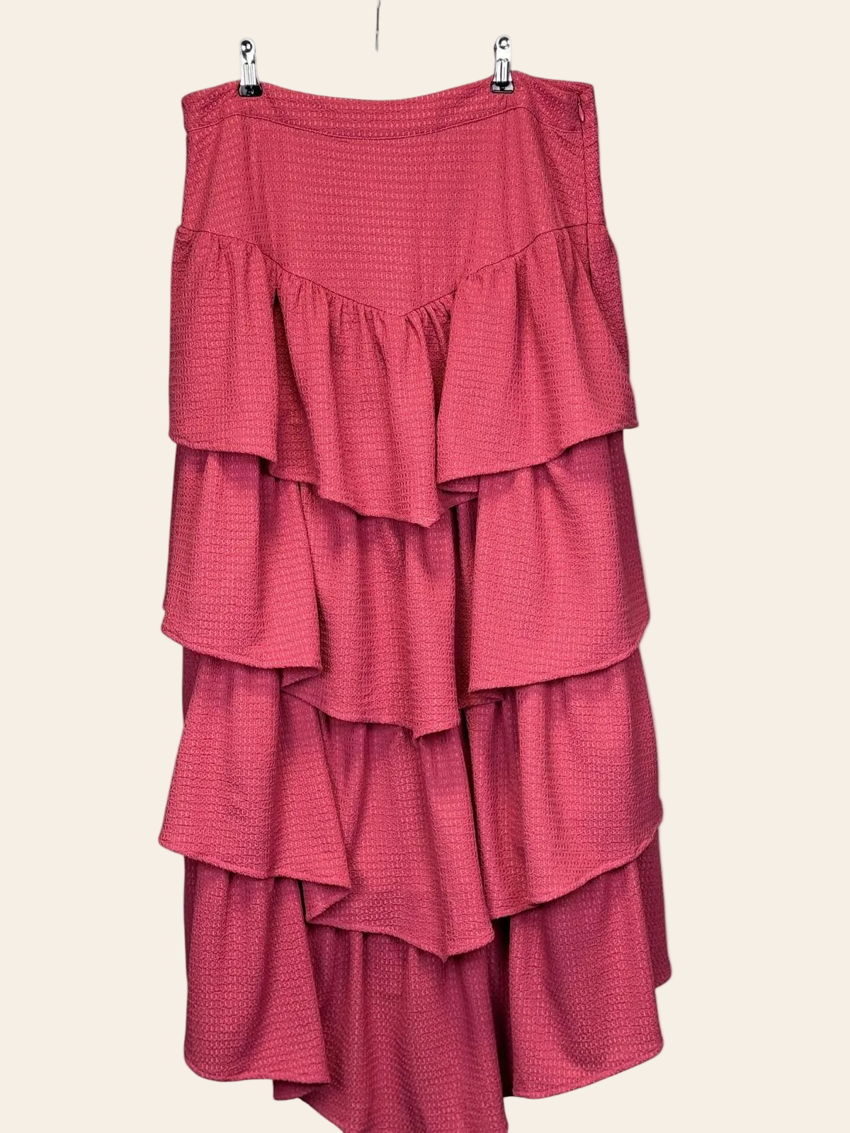 Udel Textured Layered Skirt