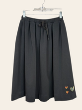 Hello Yellow Black Sweatshirt Skirt