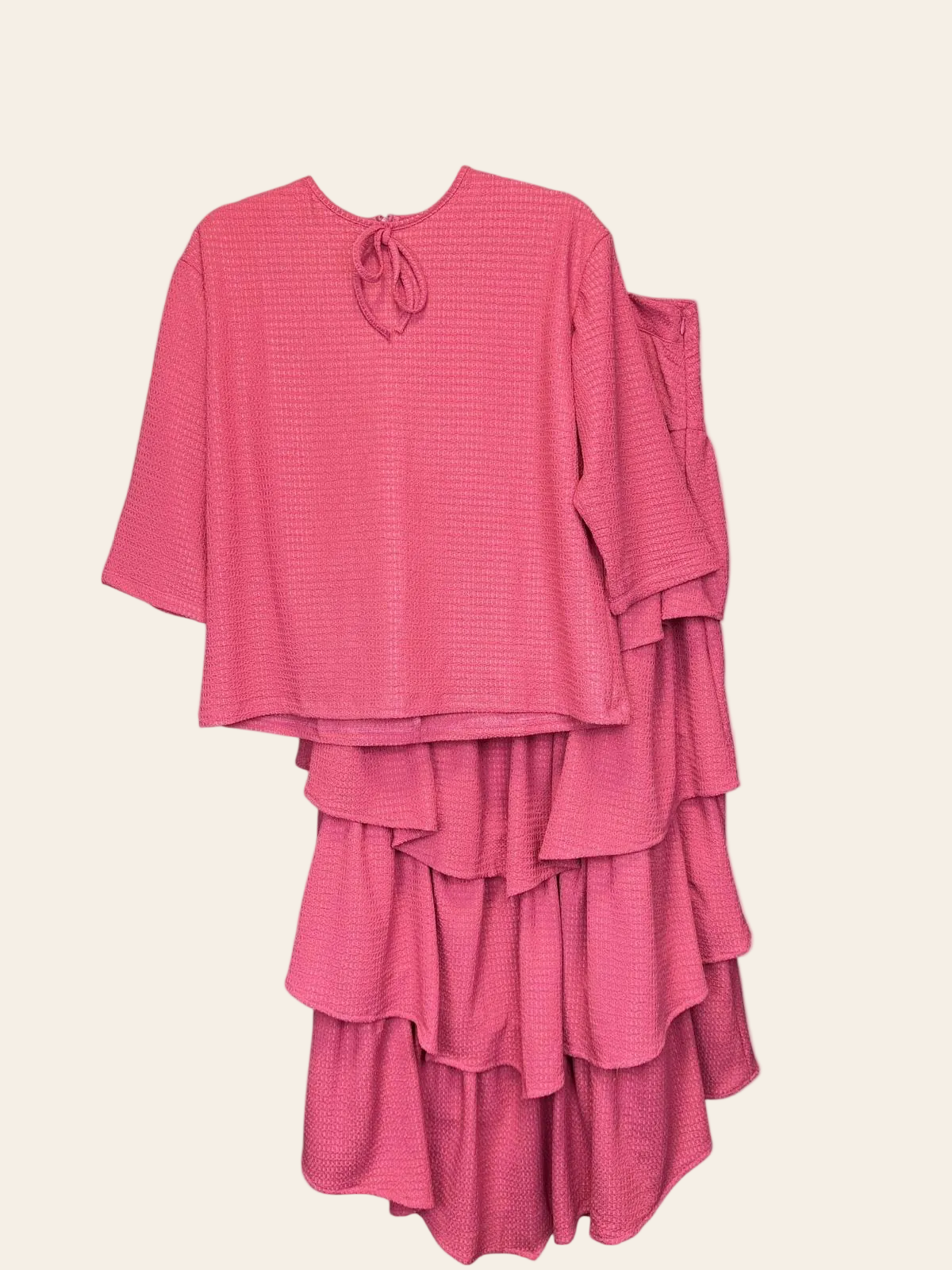 Udel Textured Layered Skirt