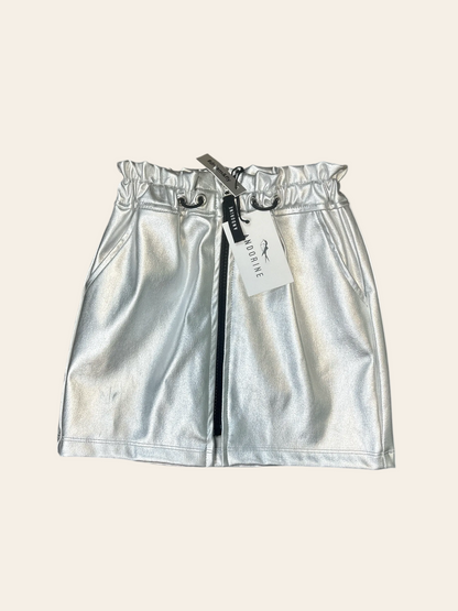 Andorine Silver Metallic Skirt