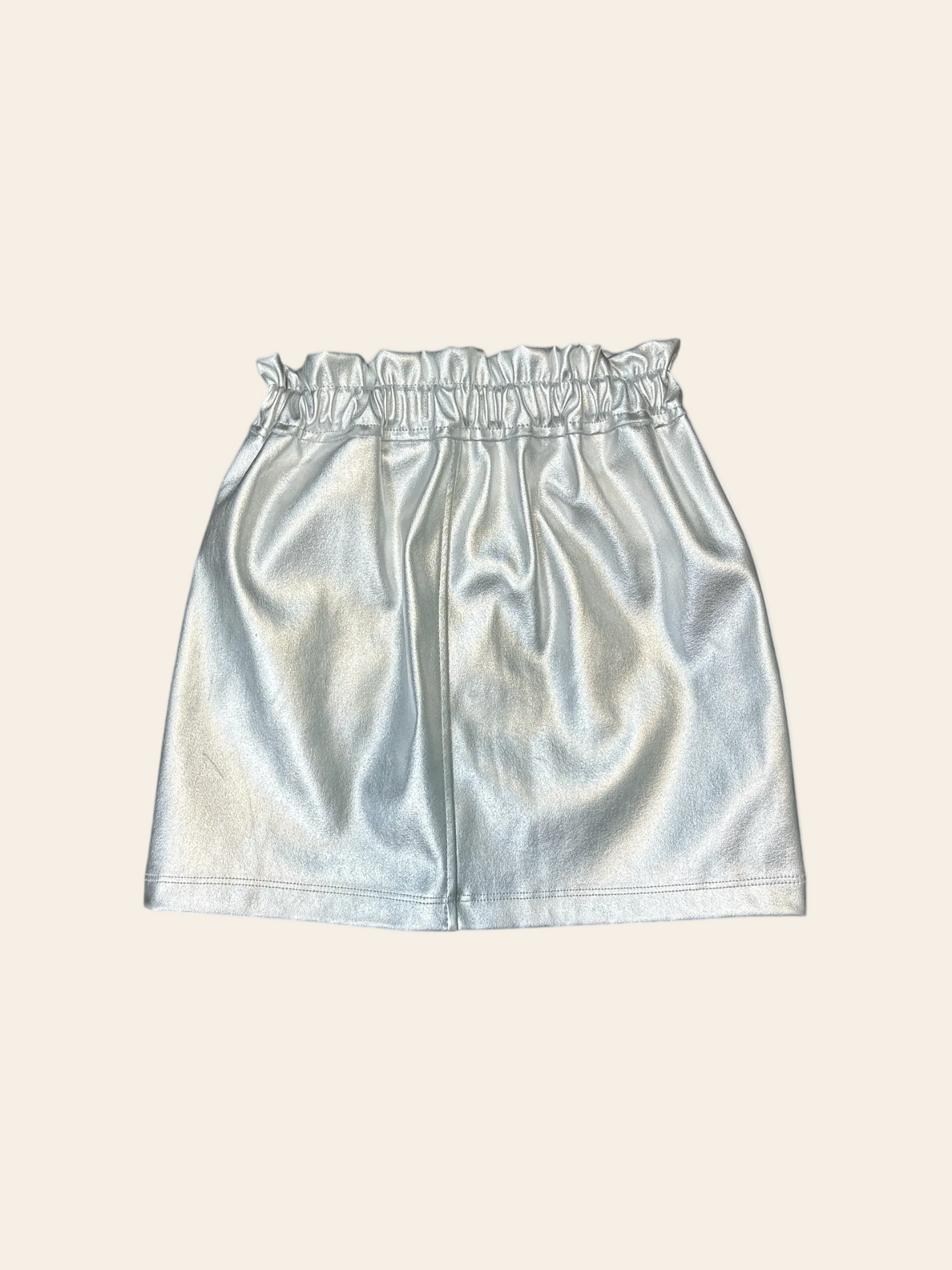 Andorine Silver Metallic Skirt
