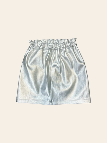 Andorine Silver Metallic Skirt
