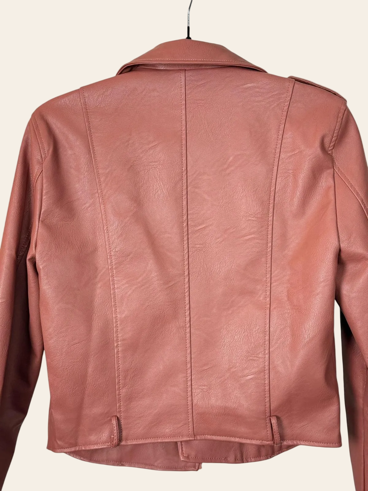 Love Tree Faux Leather Jacket